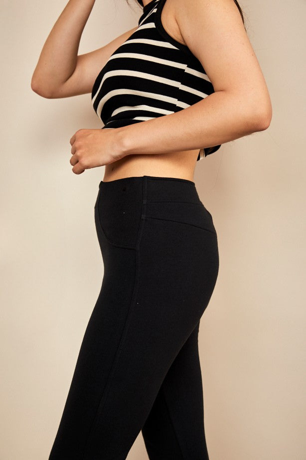 Bshirt Post Natal Leggings in Ash Black