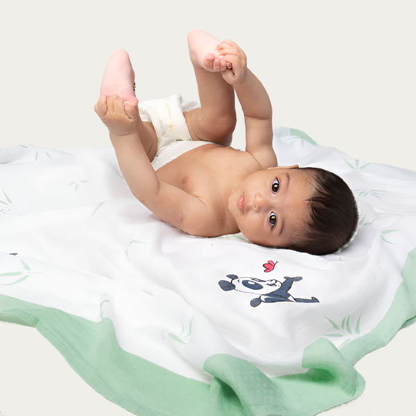 Luxuriously Soft Bamboo Muslin Swaddles by Mama Bamboo