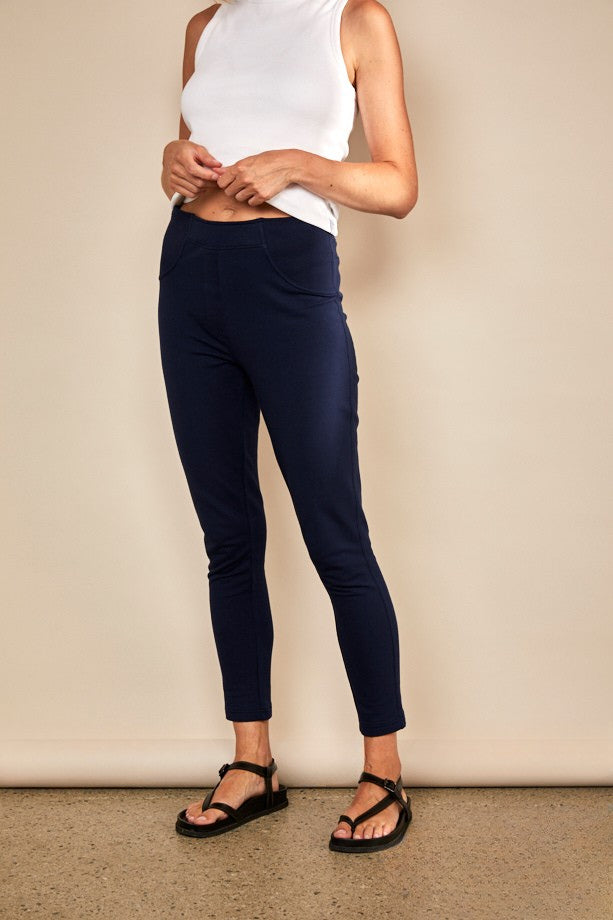 Bshirt Post Natal Leggings in Navy